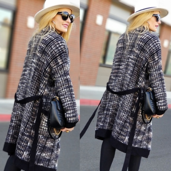 Open Front Knit Cardigan - Picture 3 of 4